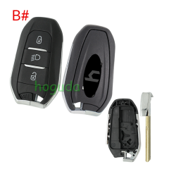 For Jeep 3 button remote key blank with HU83 blade Please choose the button.
