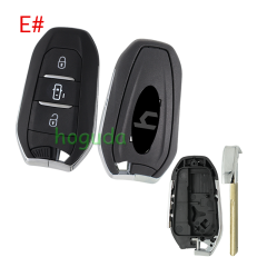 For Jeep 3 button remote key blank with HU83 blade Please choose the button.