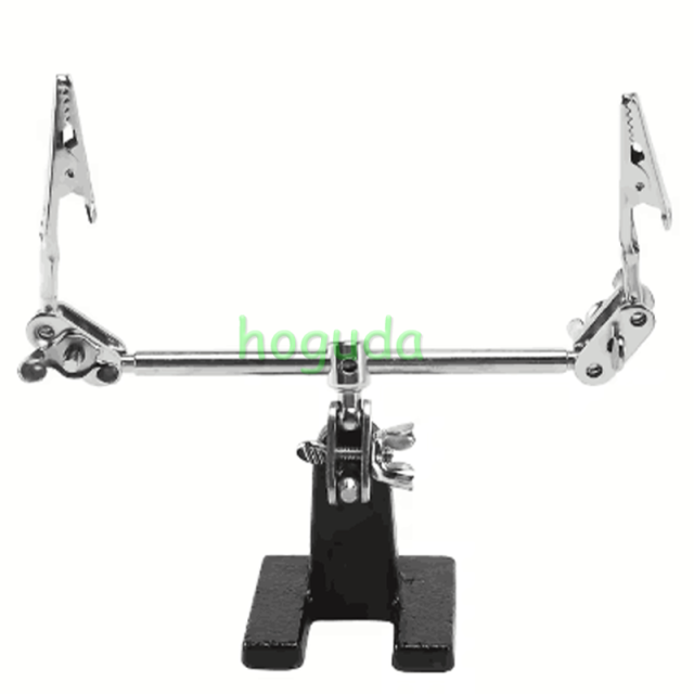 Adjustable Helping Hands with Magnifier Third Hand Tool for Jewelry Making Micro Soldering Electronics Repair Craft DIY