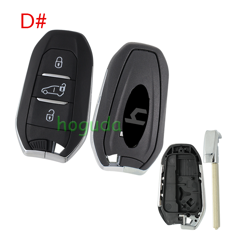 For Jeep 3 button remote key blank with VA2 blade Please choose the button.