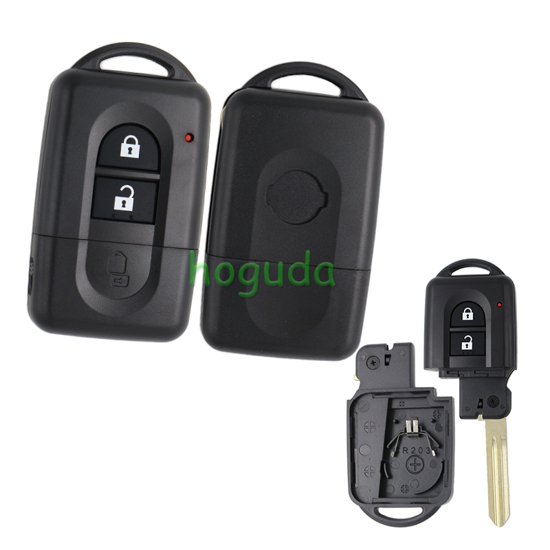 For Nissan 2 button remote key blank