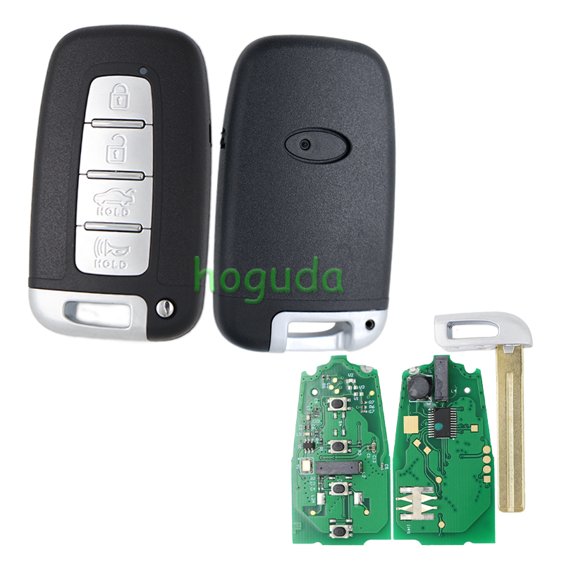 For Hyundai 4 button keyless remote key with 433mhz Keyless