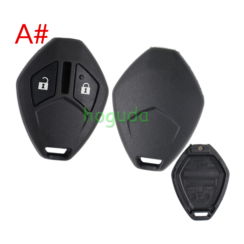 For Mitsubishi 2/2+1/3/3+1 button remote key blank without key blade