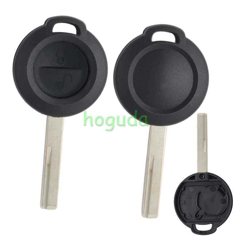 For Mitsubishi 2 button remote key blank (Can insert TPX long  chip)  without Logo
