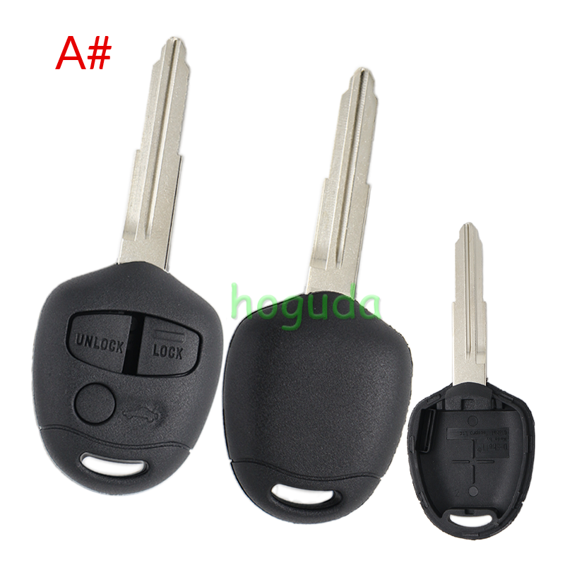 For high quality GTL Mitsubishi 3 button remote key blank with MIT11R/MIT8 blade enhanced version