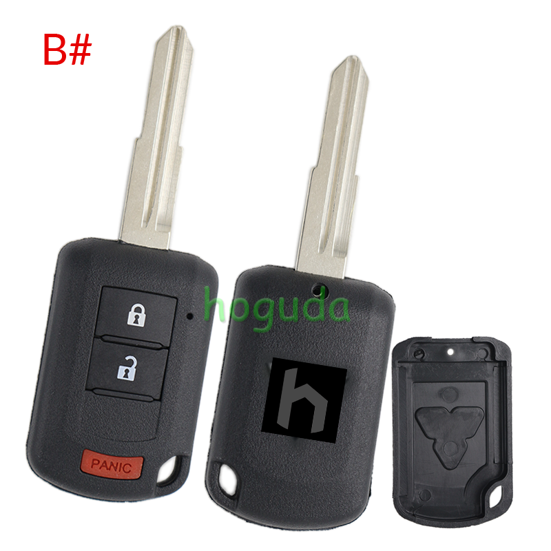 For Mitsubishi 2/2+1/3/3+1 button smart key blank