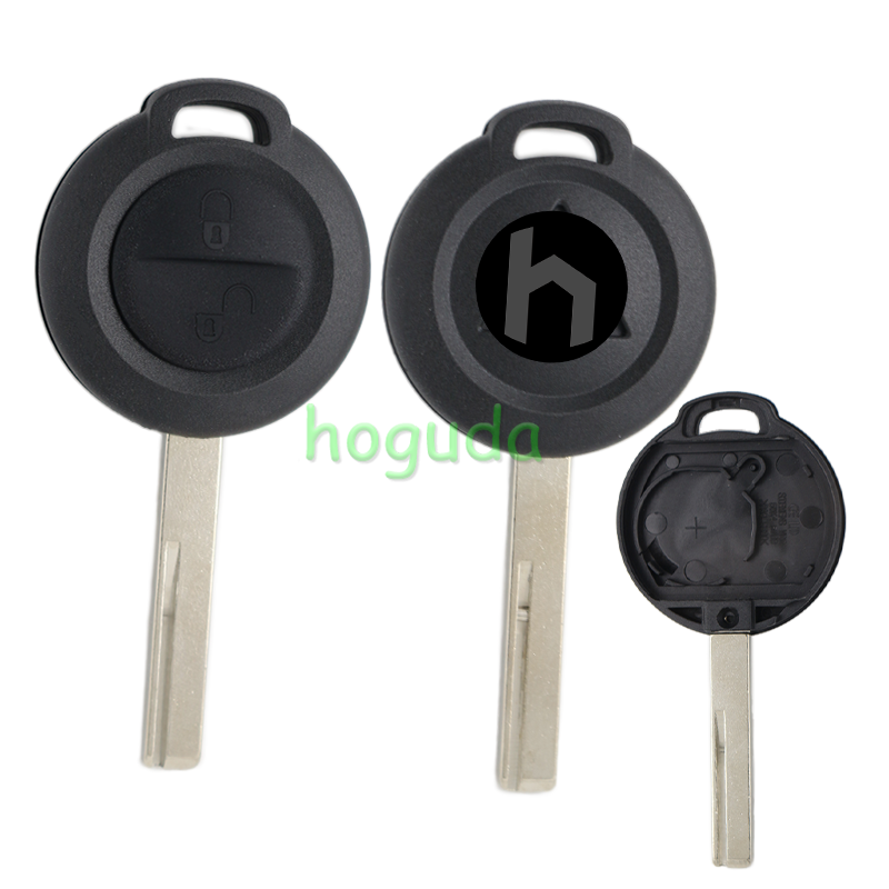 For Mitsubishi 2 button remote key blank (Can insert TPX long  chip)
