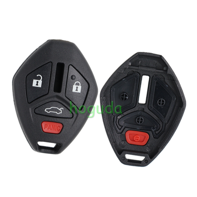 For Mitsubishi 2/2+1/3/3+1 button remote key blank with MIT8 left blade with light button (No Logo)