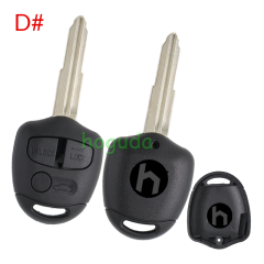For Mitsubish 3 button remote key blank with Left/right Blade