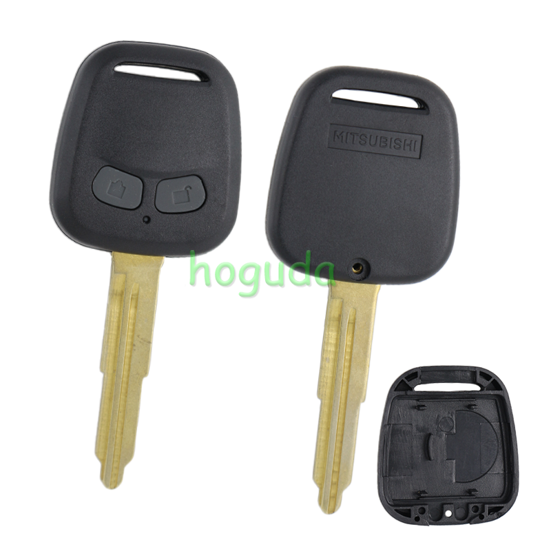 For Mitsubishi 2 button remote key blank with right blade (No Logo)