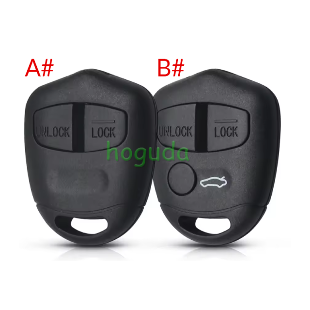 For Mitsubishi 2/3 button smart key blank without key blade