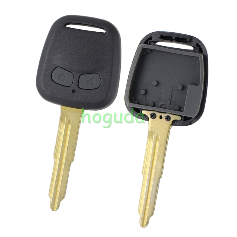 For Mitsubishi 2 button remote key blank with right blade (No Logo)