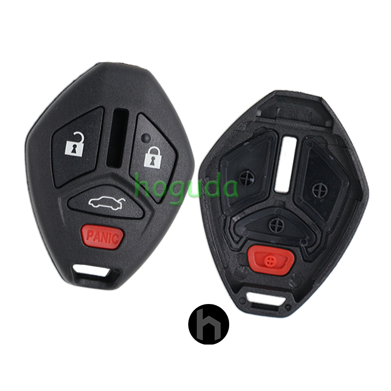 For Mitsubishi 2/2+1/3/3+1 button remote key blank without key blade