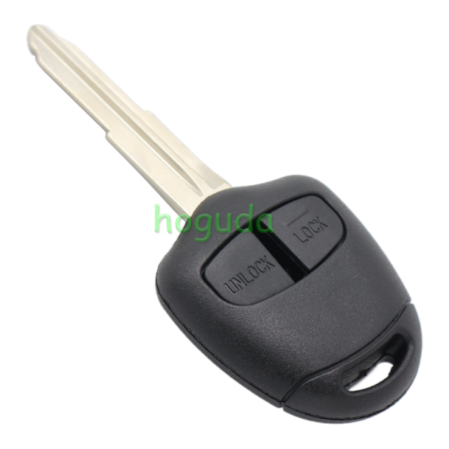 For Mitsubish 2 button remote key blank with Left/right Blade