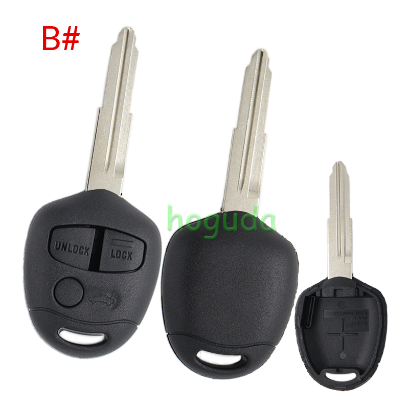 For high quality GTL Mitsubishi 3 button remote key blank with MIT11R/MIT8 blade enhanced version
