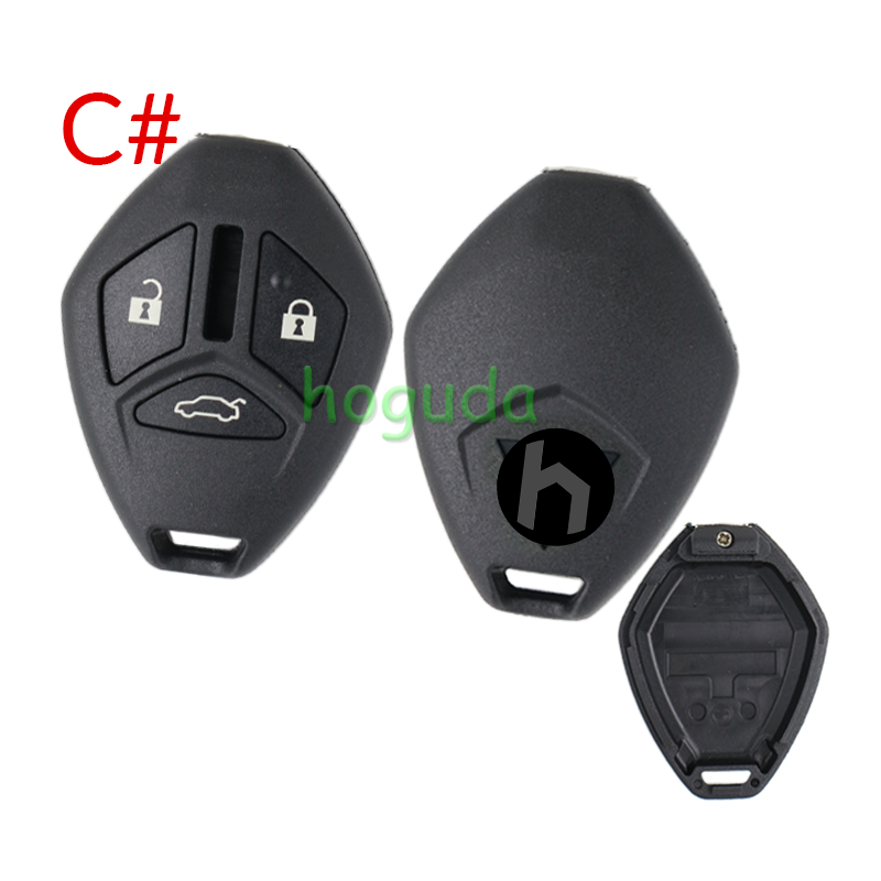 For Mitsubishi 2/2+1/3/3+1 button remote key blank without key blade