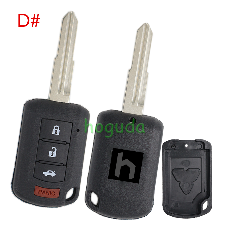 For Mitsubishi 2/2+1/3/3+1 button smart key blank