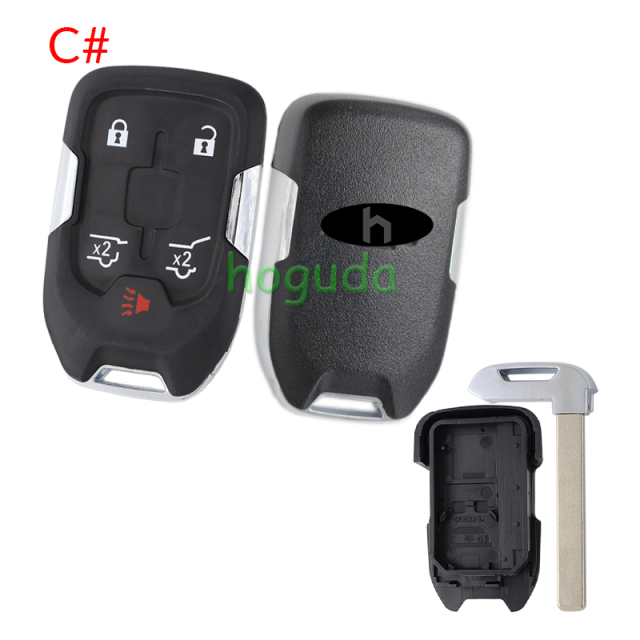 For Chevrolet 2+1/3+1/4+1/5+1 button remote key shell