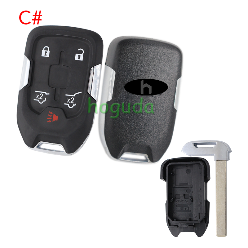 For Chevrolet 2+1/3+1/4+1/5+1 button remote key shell