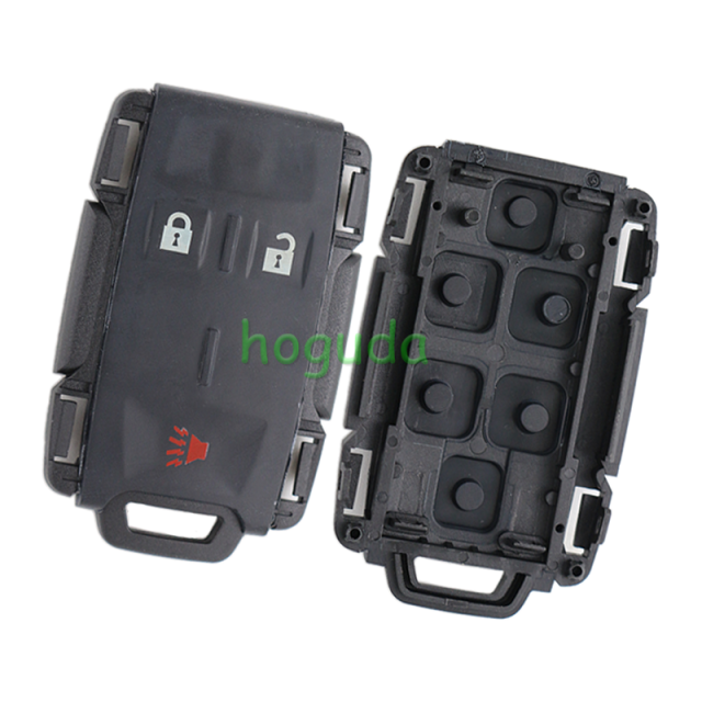 For Chevrolet black 2+1/3+1/4+1/5+1 buttons remote key shell, the side part is black