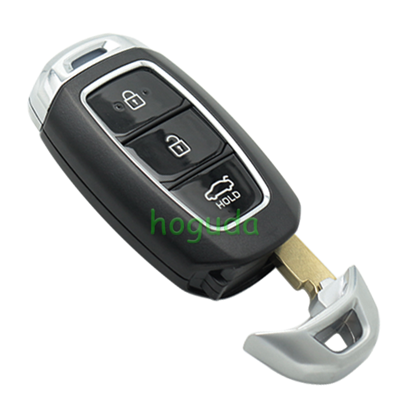 For 2021 new Hyundai 3/4/5 button smart remote key blank without  battery clamp