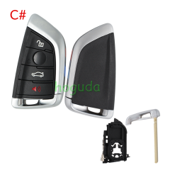 For BMW G Series 4 button Car Remote Key Shell