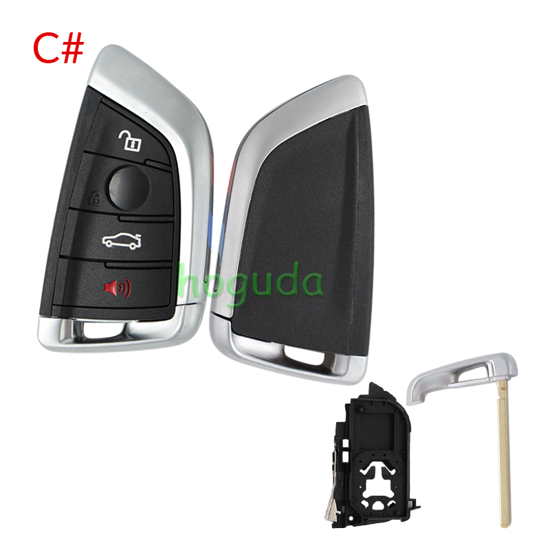For BMW G Series 4 button Car Remote Key Shell