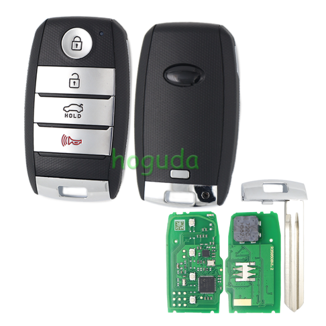 For Kia K3 5 Button Smart Remote Key 3+1 Button with 433Mhz 8A Chip PN:95440-A7000 FCC : PEK-FD00030
