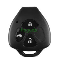For Toyota 3 button Car Remote Key Shell Blank No Blade without logo