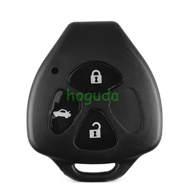 For Toyota 3 button Car Remote Key Shell Blank No Blade without logo