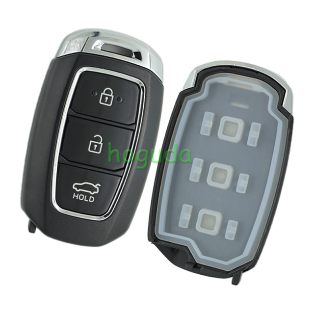 For 2021 new Hyundai 3/4/5 button smart remote key blank without  battery clamp