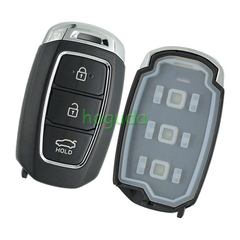 For 2021 new Hyundai 3/4/5 button smart remote key blank without  battery clamp
