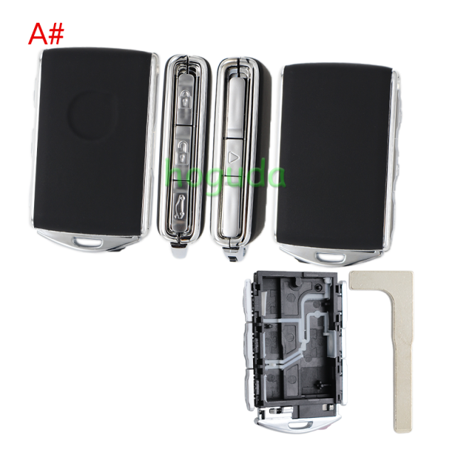 For High quality Leather Volvo 3+1 button smart Car Key Shell ,please choose the color