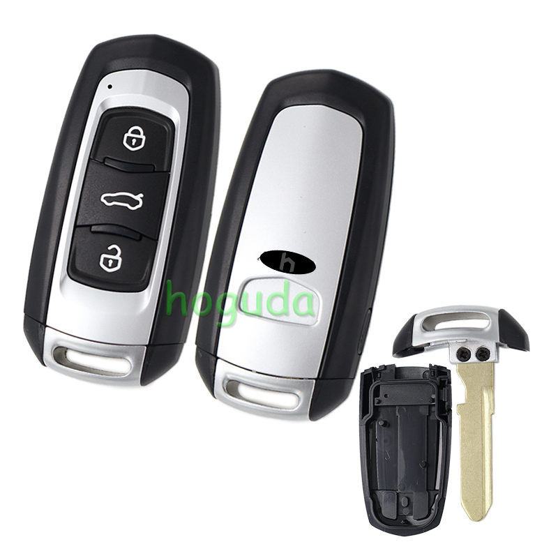 For Geely 3 button Replacement remote Key shell without logo