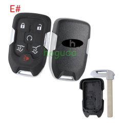 For Chevrolet 2+1/3+1/4+1/5+1 button remote key shell