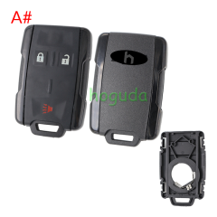 For Chevrolet black 2+1/3+1/4+1/5+1 buttons remote key shell, the side part is black