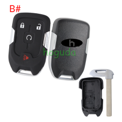 For Chevrolet 2+1/3+1/4+1/5+1 button remote key shell
