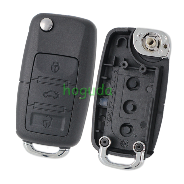 3 Button Remote Key Fob Case for the same car alarm controller case central lock keyless entry remote shell replacement case