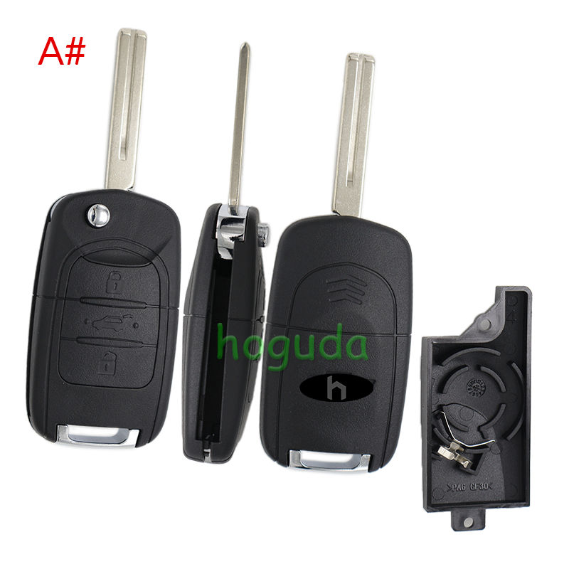 For Chevrolet 3 button smart remote key blank