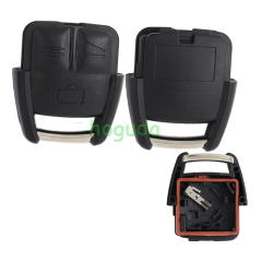 For Opel 3 button remote key  head blank with battery holder