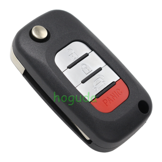 For Benz smart 3+1 button remote key blank