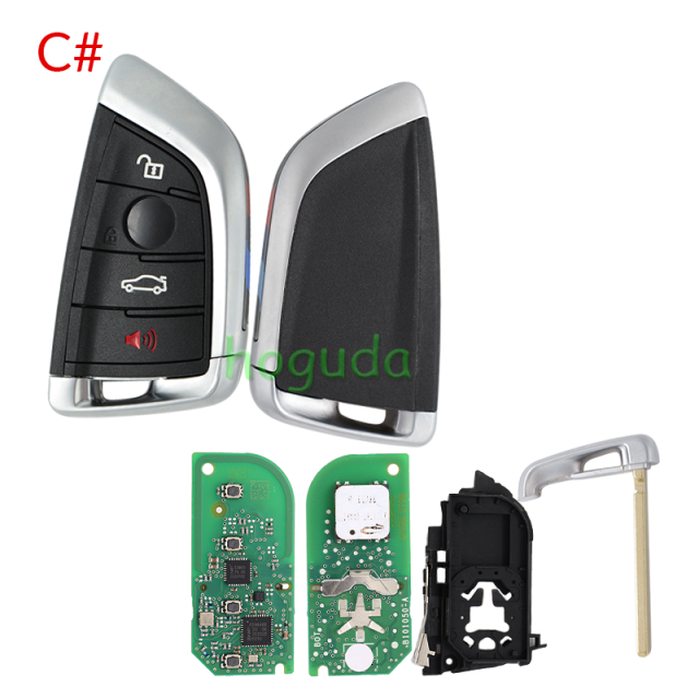 For Original BMW G-Series  Smart Remote Key ​BDC2 BDC3 FCC ID N5F-ID21A Triple Key IC: 3248A-ID21A 434MHZ  ID49 NCF795xV Chip ​ Original PCB+After market key shell