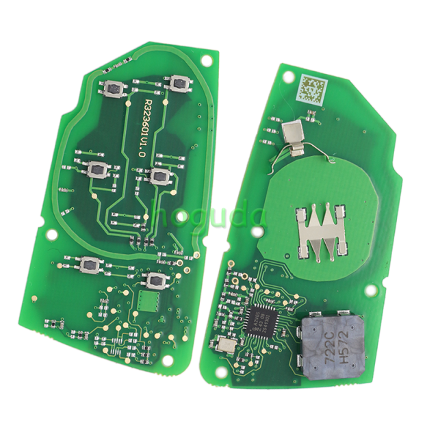 For Cadillac 6 button smart key with 433.92MHz ID49 NCF29AxVTT HITAG PRO Chip FCC ID: YG0G20TB1