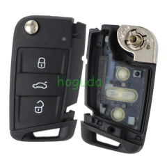 For Original VW  3 button smart remote key blank