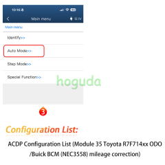 YANHUA Module 35 for Toyota R7F714xx ODO/Buick BCM (NEC3558)mileage correction
