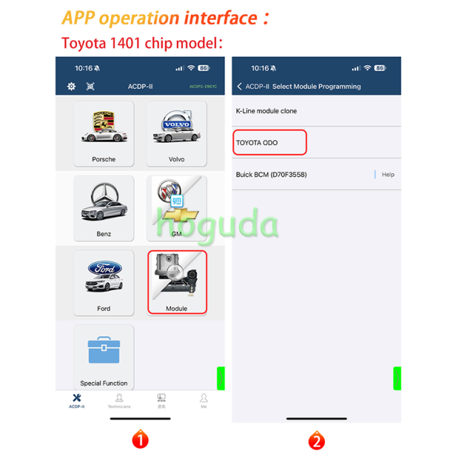 YANHUA Module 35 for Toyota R7F714xx ODO/Buick BCM (NEC3558)mileage correction