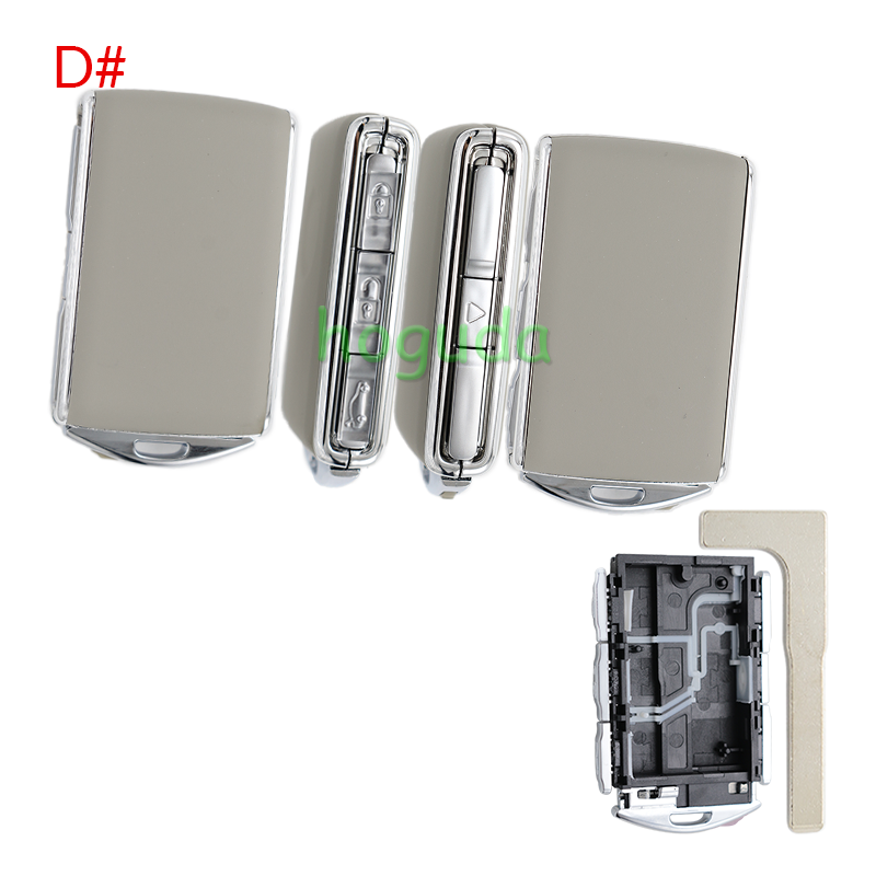 For High quality Leather Volvo 3+1 button smart Car Key Shell ,please choose the color