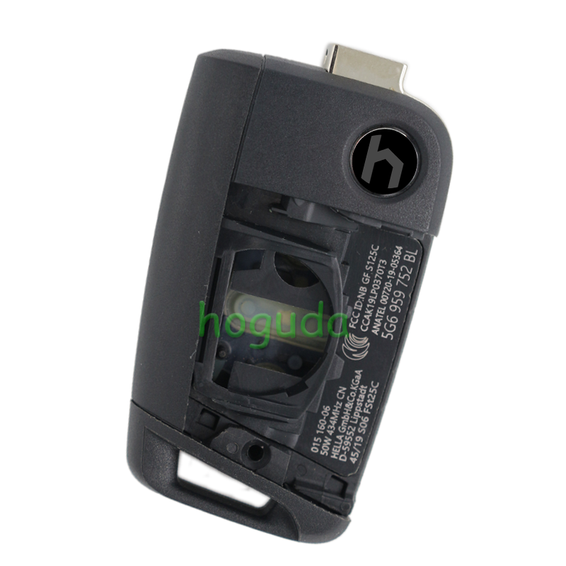 For Original VW  3 button smart remote key blank