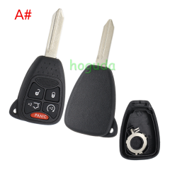 For High Quality GTL Chrysler 4+1/5+1 button remote key shell Stronger enhanced Version