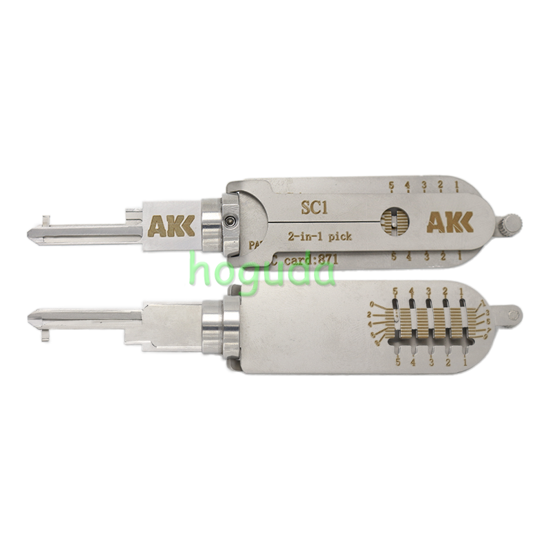 Original AKK Tools SC1 2 in 1 Decoder And Lock Picks Tool